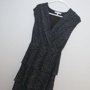 WD.NY Black and White Polka Dot Dress
